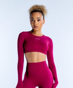 Dynamic Long Sleeve Crop Top